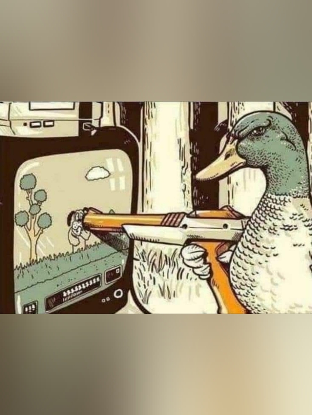 Custom Fridge Magnet Home Kitchen Decor Nintendo Duck Hunt